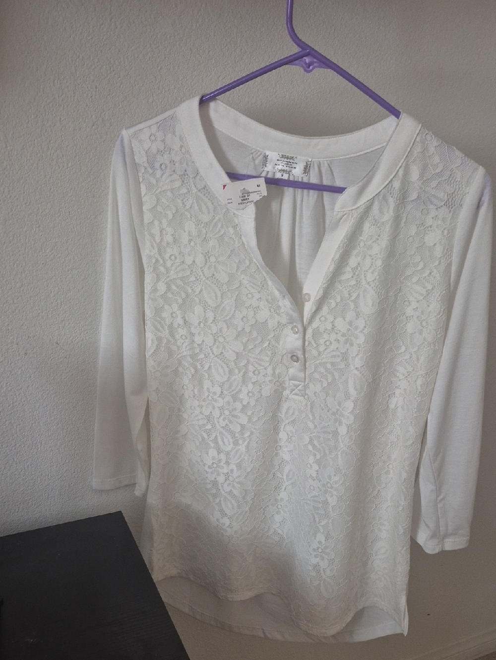 Shannon Ford New York White Lacy Blouse